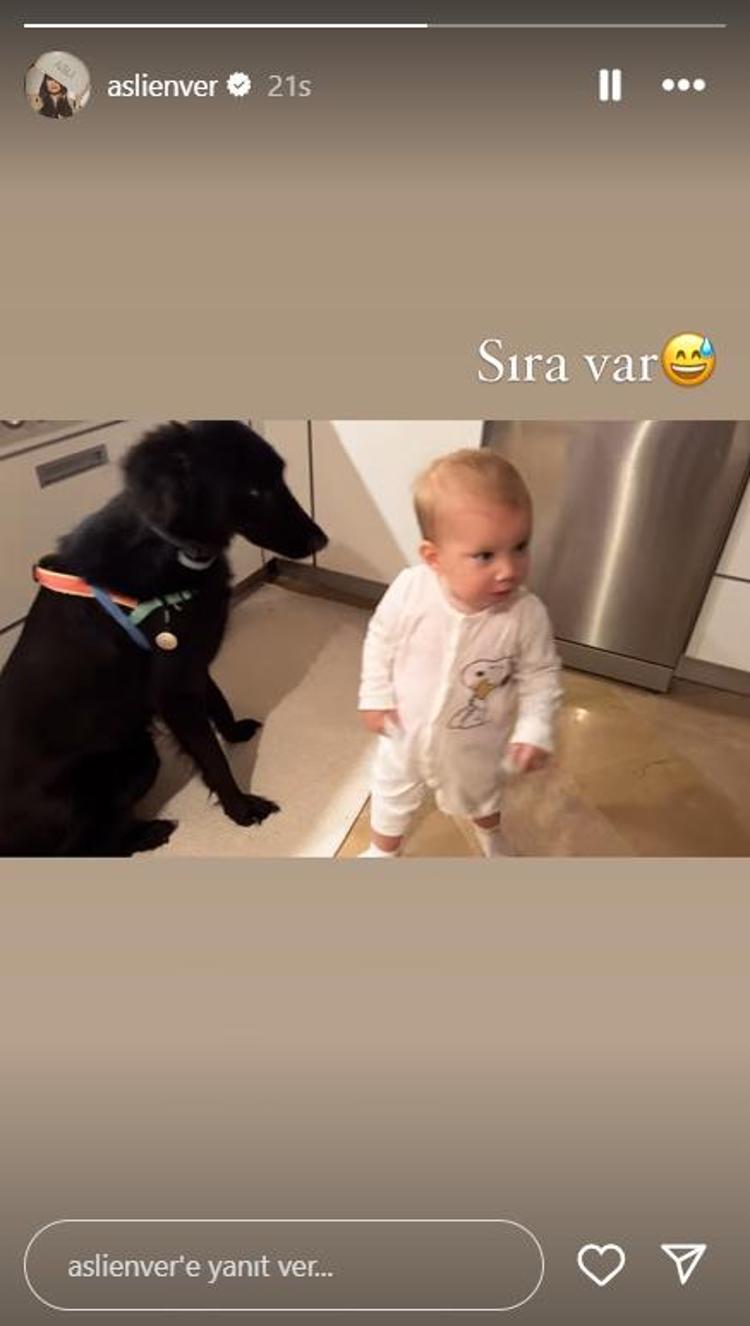 Aslı Enver, kızı Elay’ın sevimli anlarını sosyal medyada paylaştı