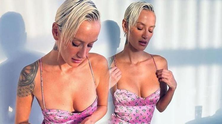 Didem Soydan asansöre binmesiyle birlikte kendisini yere attı