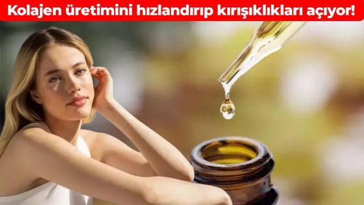 Kolajen üretimini 10 kat hızlandırıyor Gençlik iğnesinden farkı yok: Kırışıklıkları milim milim açıyor