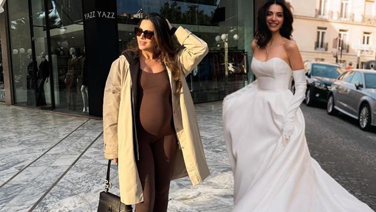 Melisa Aslı Pamuk Atinada karnı burnunda poz verdi