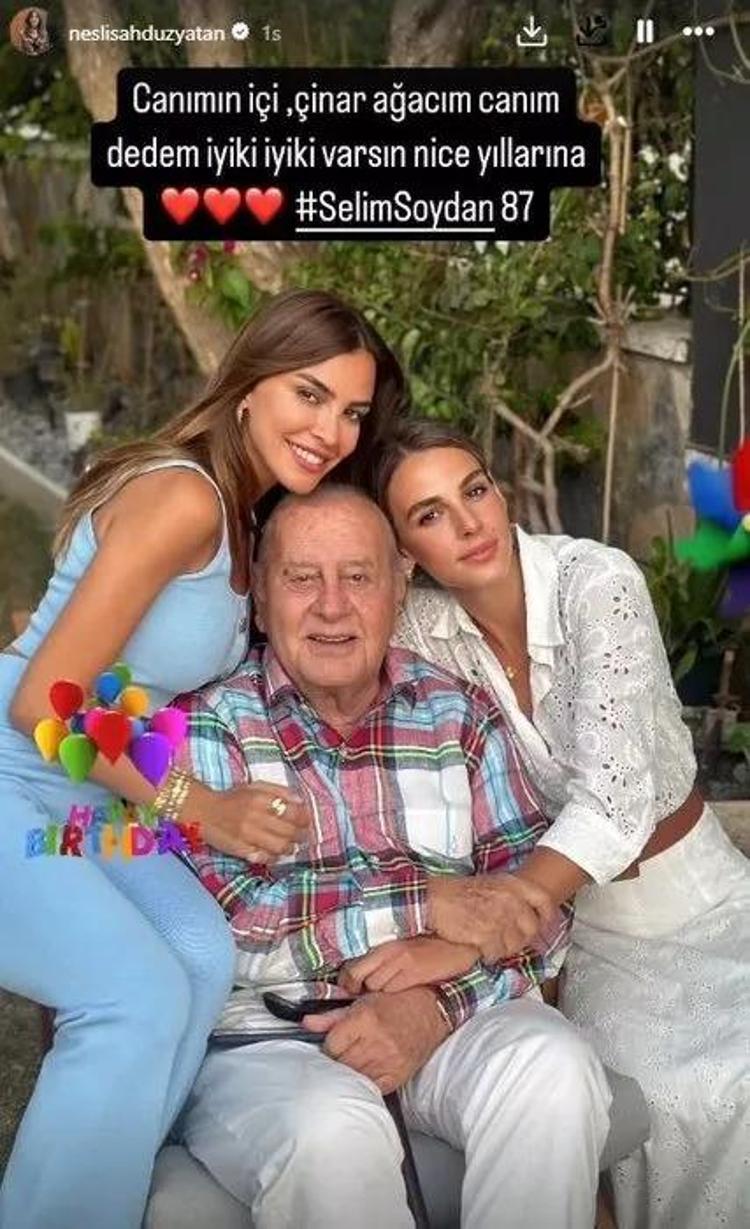 Hülya Koçyiğitin torunlarından Selim Soydana kutlama mesajı