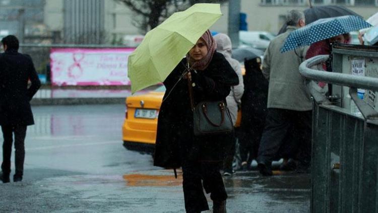 3 şehir için sarı alarm Kuvvetli yağış ve fırtına yolda