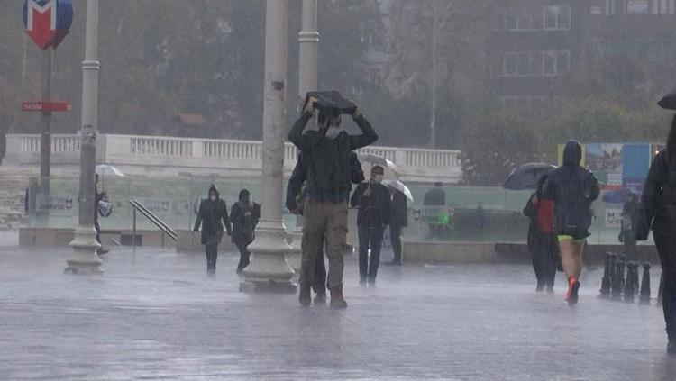 3 şehir için sarı alarm Kuvvetli yağış ve fırtına yolda