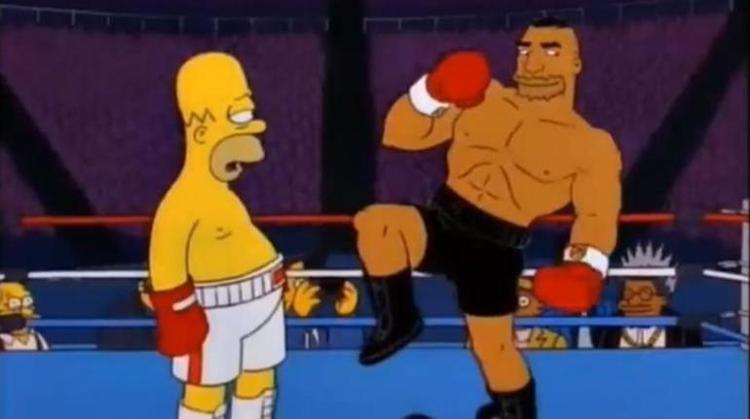 Simpsonlar bunu da mı bildi Tyson-Paul maçı kahin dizide
