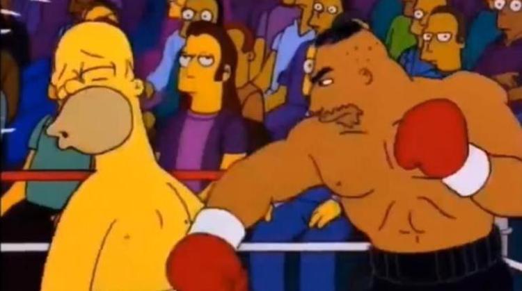 Simpsonlar bunu da mı bildi Tyson-Paul maçı kahin dizide