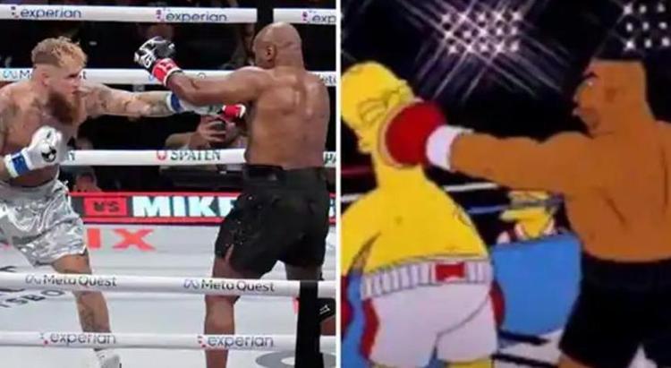 Simpsonlar bunu da mı bildi Tyson-Paul maçı kahin dizide