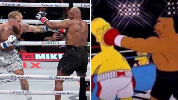Simpsonlar bunu da mı bildi Tyson-Paul maçı kahin dizide