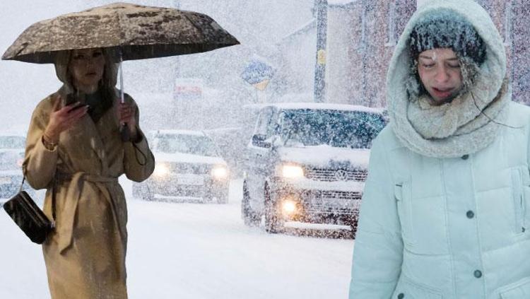 Lapa lapa kar yağışı, soğuk hava ve sağanak yağışlar geliyor Meteoroloji illeri tek tek uyardı