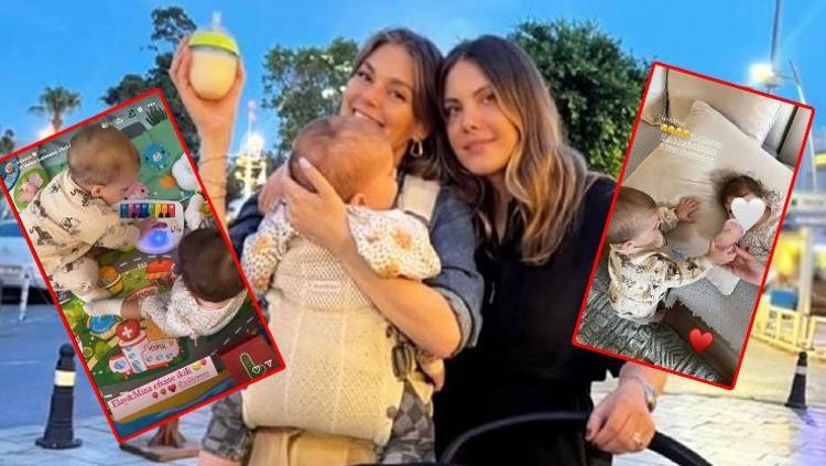Aslı Enver ve Eda Ecenin çocukları da kanka oldu