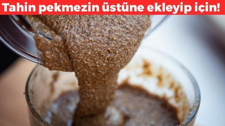 Tahin pekmezin üstüne 1 bardak ekleyin Aç karnına tüketen 100 yaşına kadar yaşıyor: Kalsiyum, magnezyum ve demir depolarını saniyesinde dolduruyor