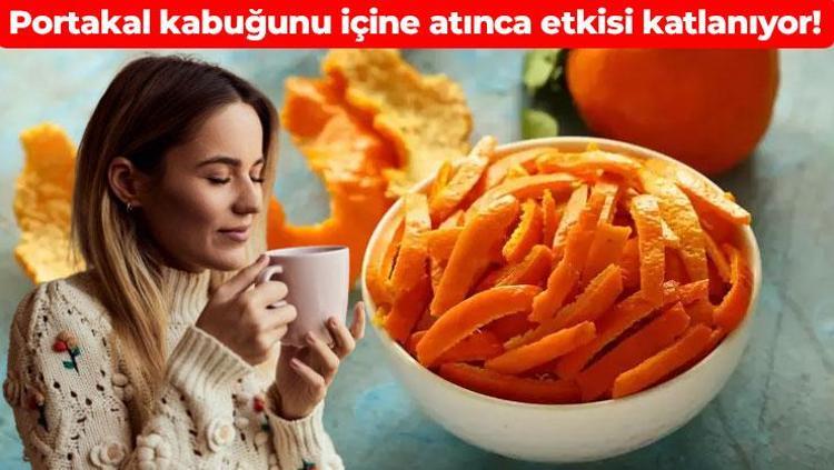 Portakal kabuğuyla birlikte kaynatın Soğuk algınlığı ve gribi söküp atıyor: Hastalıklara karşı direnci artırıyor