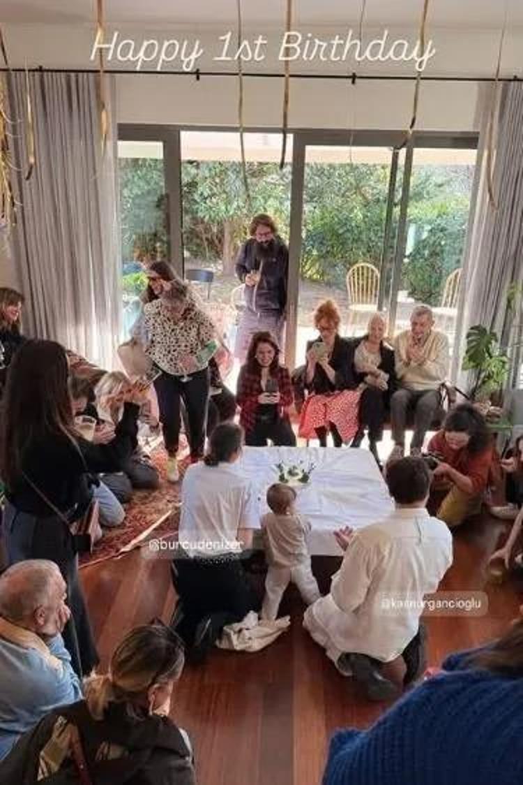 Kaan Urgancıoğlu ve Burcu Denizer’in minik oğulları 1 yaşına girdi