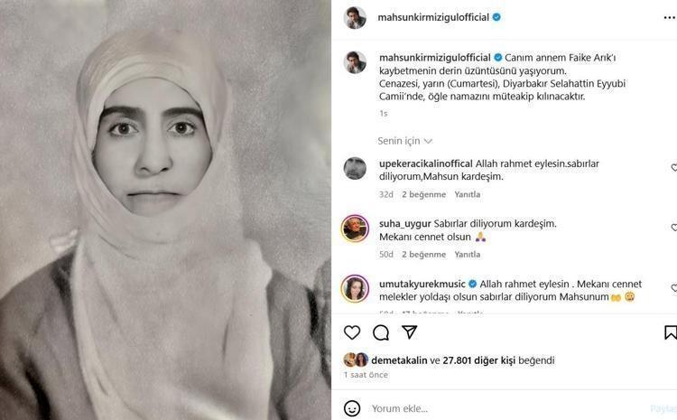 Mahsun Kırmızıgül annesi için mevlit okuttu Bir isim dikkat çekti