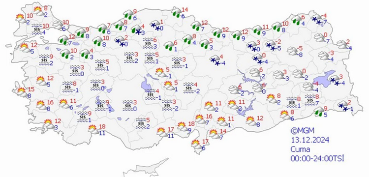 Kar yağışı yeniden göründü İstanbul ve Ankara dahil çok sayıda ile uyarı