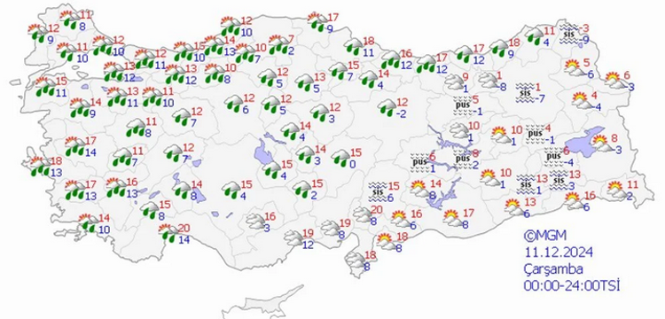 Kar yağışı yeniden göründü İstanbul ve Ankara dahil çok sayıda ile uyarı