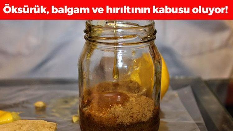 Sabah 1 kaşık yiyince ilaçları çöpe attırıyor Öksürük, balgam ve hırıltıyı bıçak gibi kesip göğsü pamuk gibi yumuşatıyor
