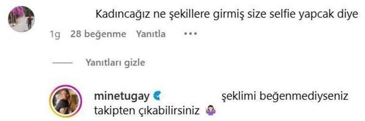 Mine Tugay paylaşımına gelen eleştirilere tek tek yanıt verdi