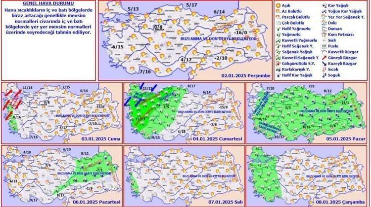 Meteoroloji tarih verip uyardı Kar ve sağanak geliyor