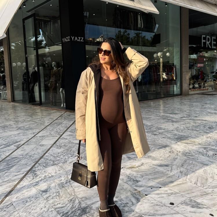 Doğum için gün sayıyor Melisa Aslı Pamuktan karnı burnunda pozlar