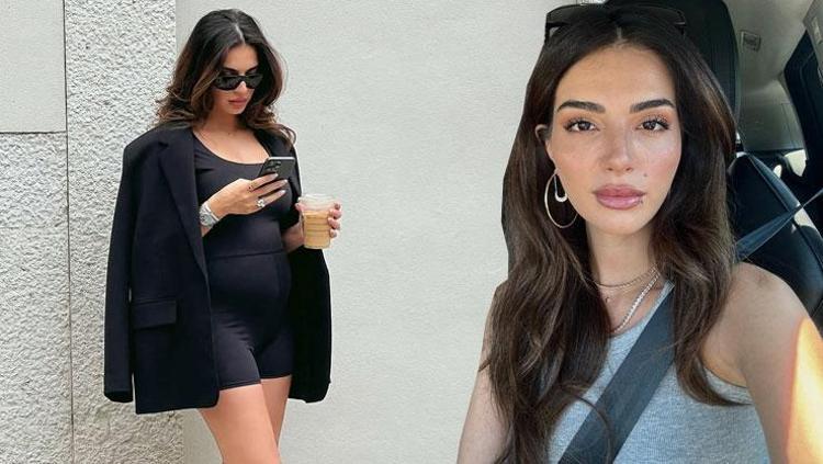 Doğum için gün sayıyor Melisa Aslı Pamuktan karnı burnunda pozlar