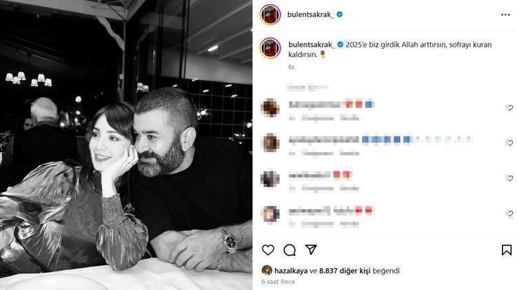 Yaş farkı tepki çekmişti Bülent Şakrak ve sevgilisinden romantik poz