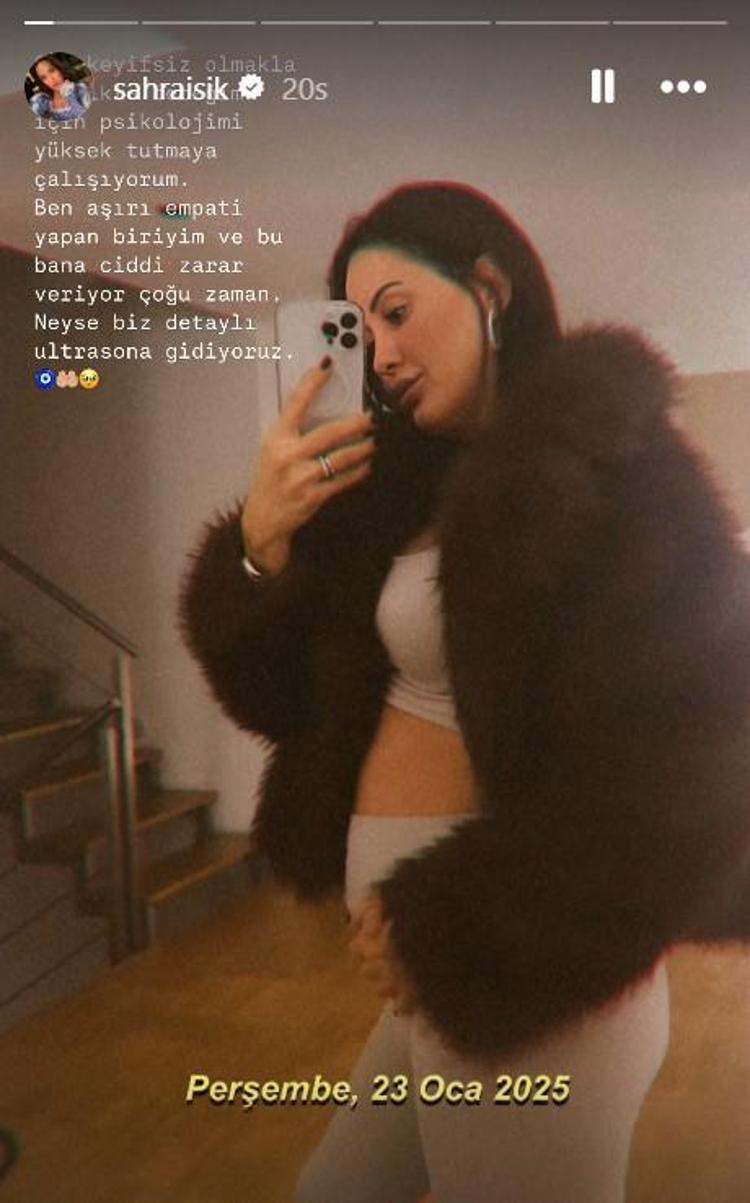 Hamilelik heyecanı yaşayan Sahra Işıkın erik aşerdi Ödediği fiyata tepki gösterdi