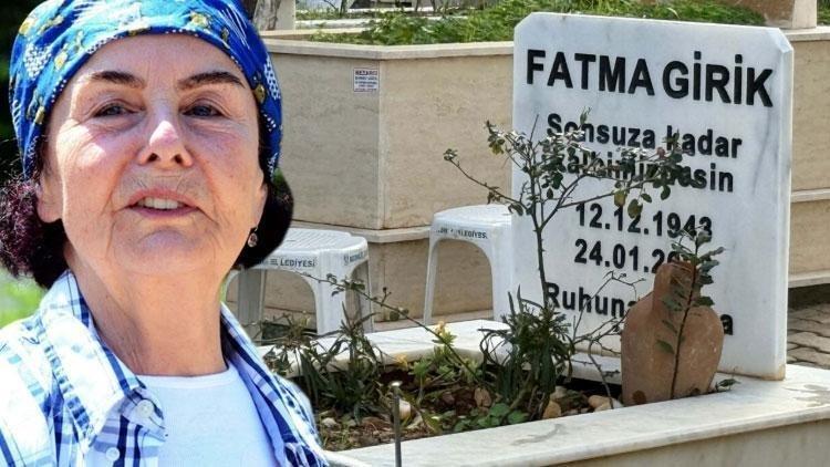 Fatma Girik, mezarı başında anıldı: Herkese ışık tutan bir sanatçıydı