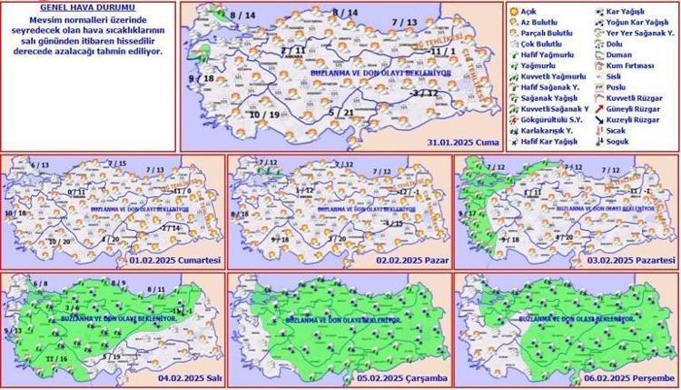 İstanbul için kar alarmı Harita değişti: Günlerce sürecek