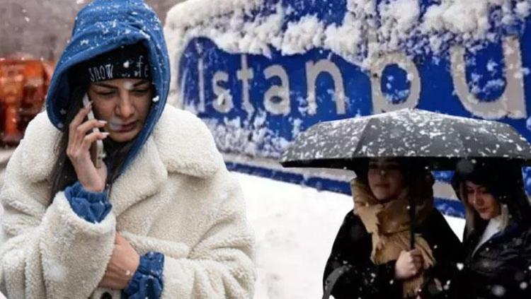 İstanbul için kar alarmı Harita değişti: Günlerce sürecek