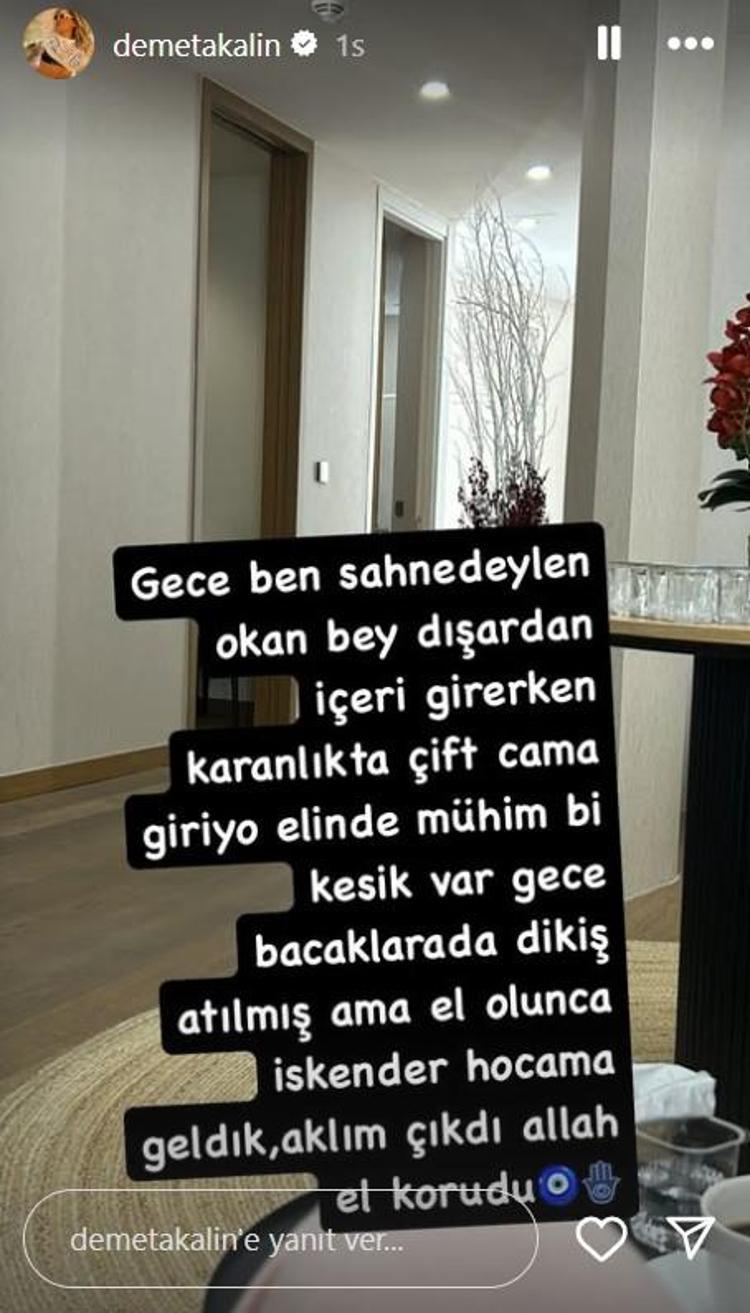 ELİNDE MÜHİM BİR KESİK VAR