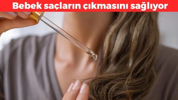 Saç ekim uzmanlarını işsiz bırakıyor Bebek saçların çıkmasını sağlıyor: Avuç avuç dökülen saçlarınızı halat gibi güçlendirecek
