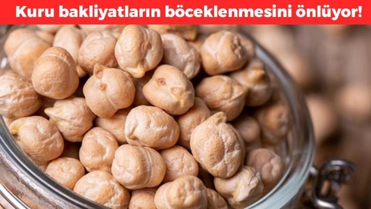 Kuru bakliyatların aylarca taptaze kalmasını sağlıyor Böceklenmeyi önleyen yöntem