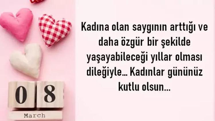 8 MART DÜNYA KADINLAR GÜNÜ MESAJLARI 2025