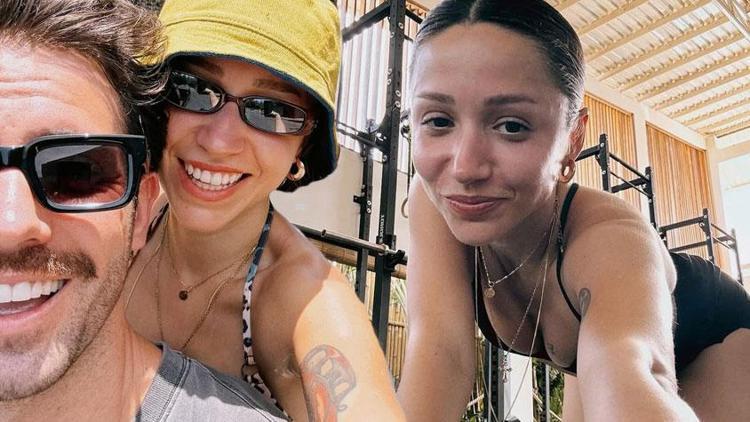 Zeynep Bastık ve Serkay Tütüncünün romantik Bali pozlarına beğeni yağdı