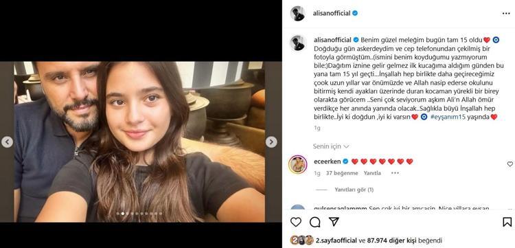 GÜZEL MELEĞİM BUGÜN 15 OLDU