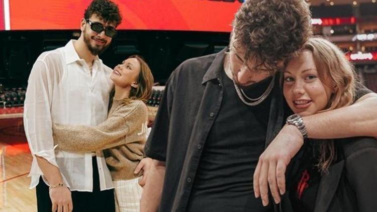 Alperen Şengün ve model sevgilisi Hannah Cherryden aşk dolu pozlar