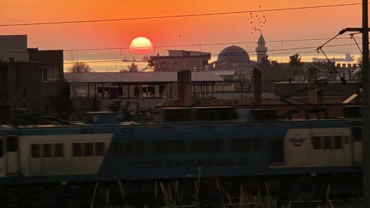 Hatayda nefes kesen görüntüler Gün batımı manzarası kartpostallık kareler oluşturdu