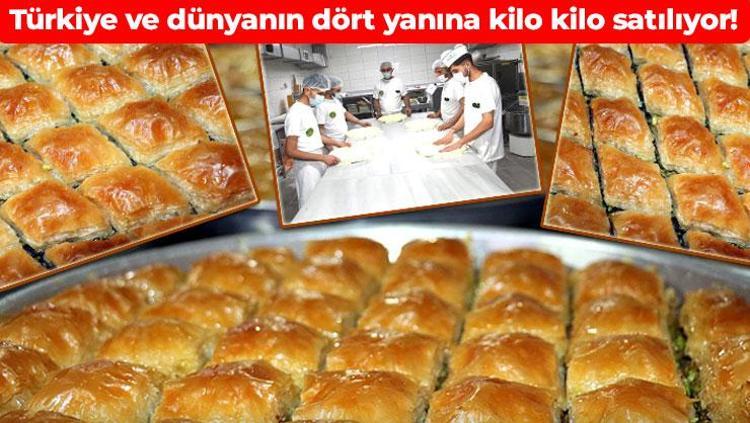 Gastronomi kenti Antepte bayram mesaisi Dünyanın dört bir yanına kapış kapış satılıyor: Baklavada 24 ayar altın rengi detayı