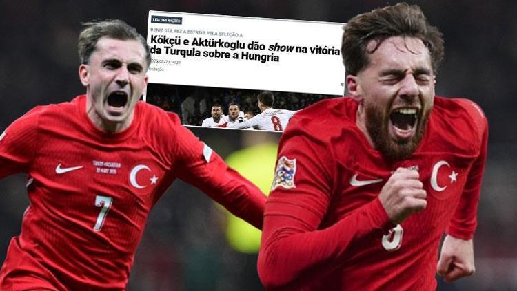 Kerem Aktürkoğlu ve Orkun Kökçü şov yaptı Portekiz medyasında gündem
