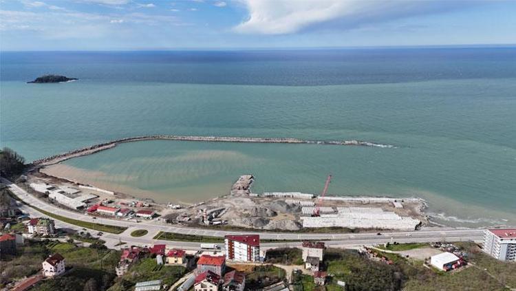 Türkiyenin en büyüğü Giresunda inşa ediliyor Adım adım sona doğru: Yüzde 85lik kısmı tamamlandı
