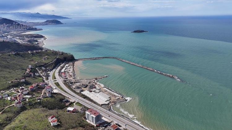 Türkiyenin en büyüğü Giresunda inşa ediliyor Adım adım sona doğru: Yüzde 85lik kısmı tamamlandı