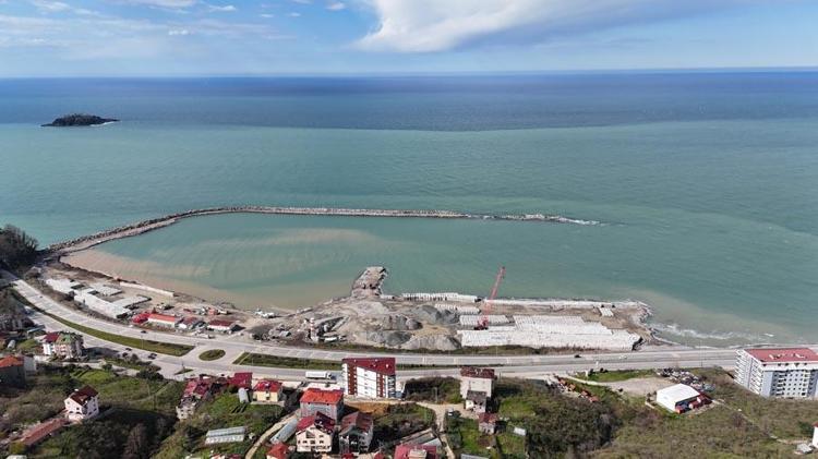 Türkiyenin en büyüğü Giresunda inşa ediliyor Adım adım sona doğru: Yüzde 85lik kısmı tamamlandı