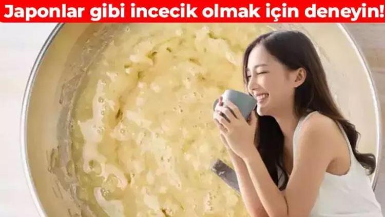 Japonların kilo verme sırrı Ilık suyla karıştırıp aç karna için: Metabolizmayı makine gibi çalıştırıyor