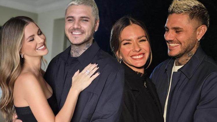Icardi ve China Suarezden aşk dolu paylaşım Romantizm tam gaz, sevgilisinin kucağına atladı