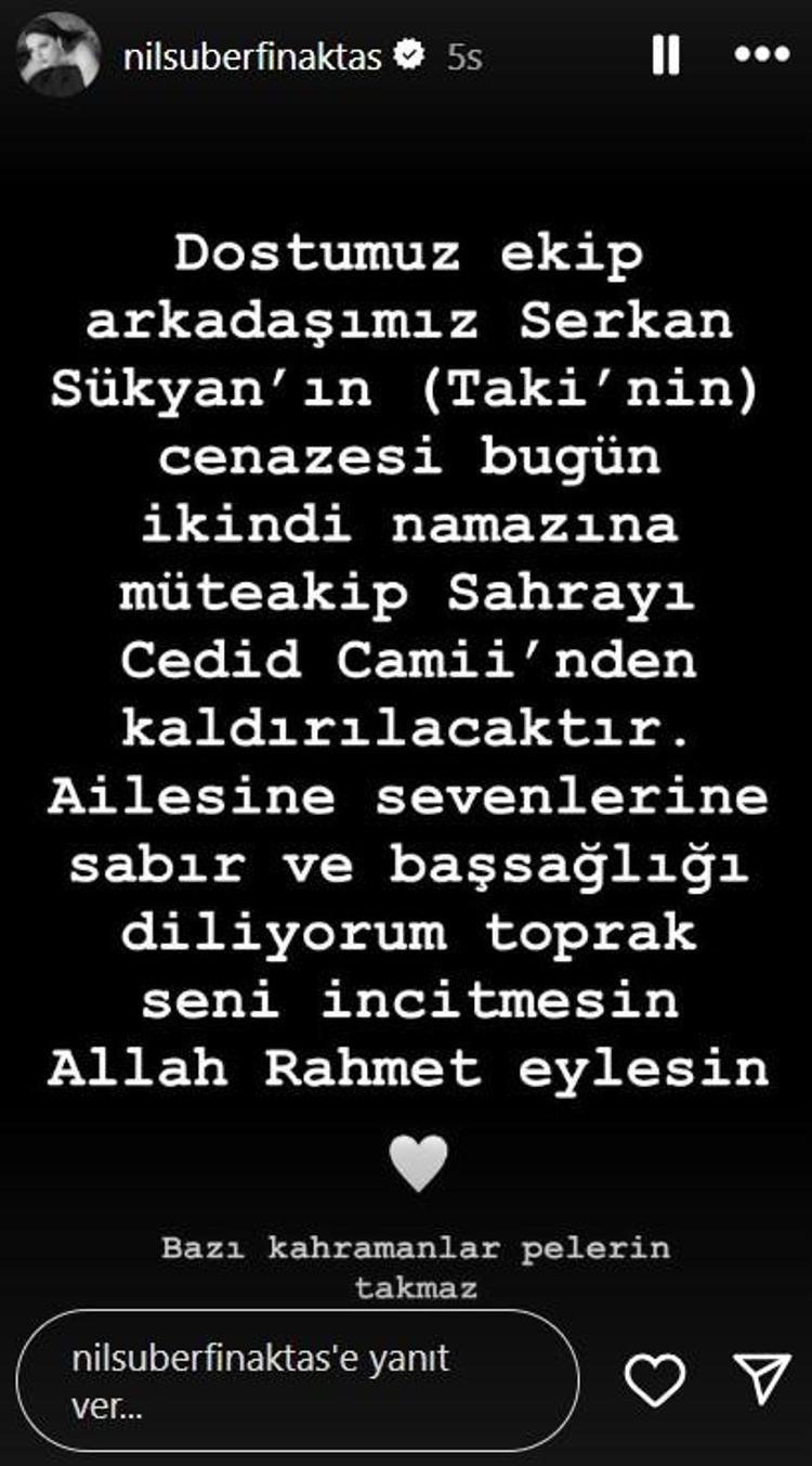 CENAZE DETAYLARINI PAYLAŞTI