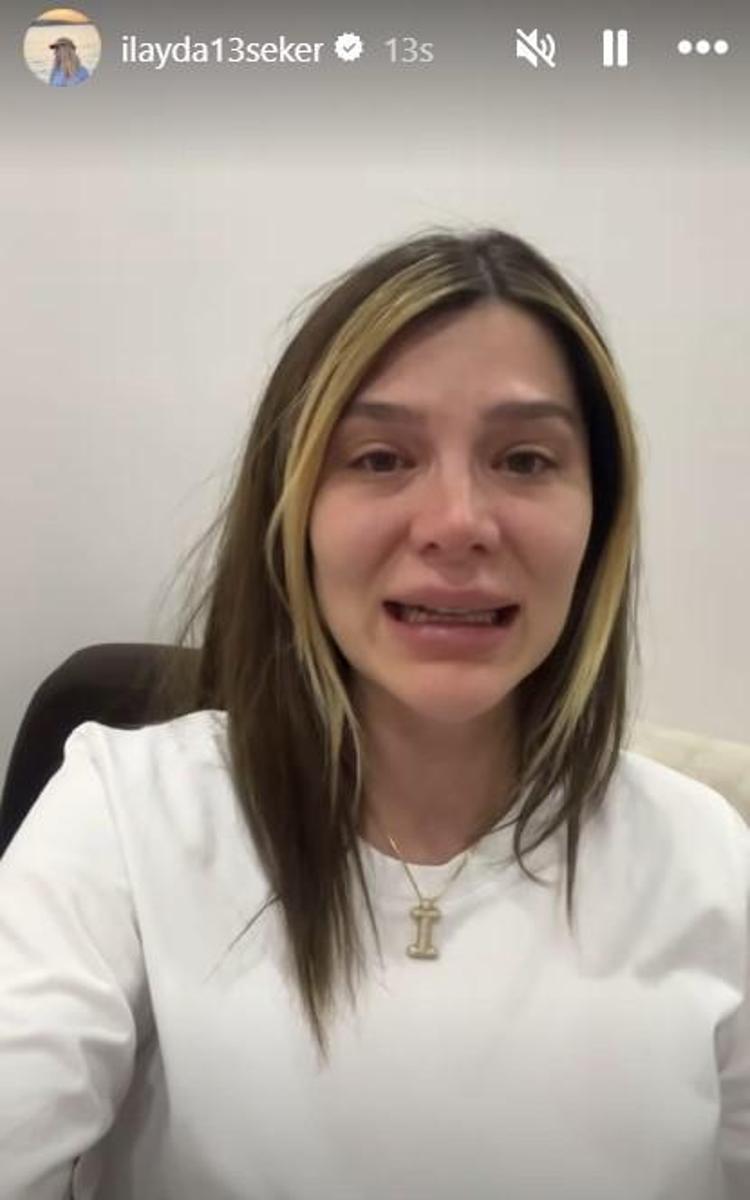 İLAYDA ŞEKER GÖZYAŞLARINA BOĞULDU