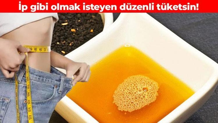Bu yöntemle iğne ipliğe dönülüyor Her gün 1 tatlı kaşığı yetiyor: Vücuttaki yağları eritip metabolizmayı makine gibi çalıştırıyor