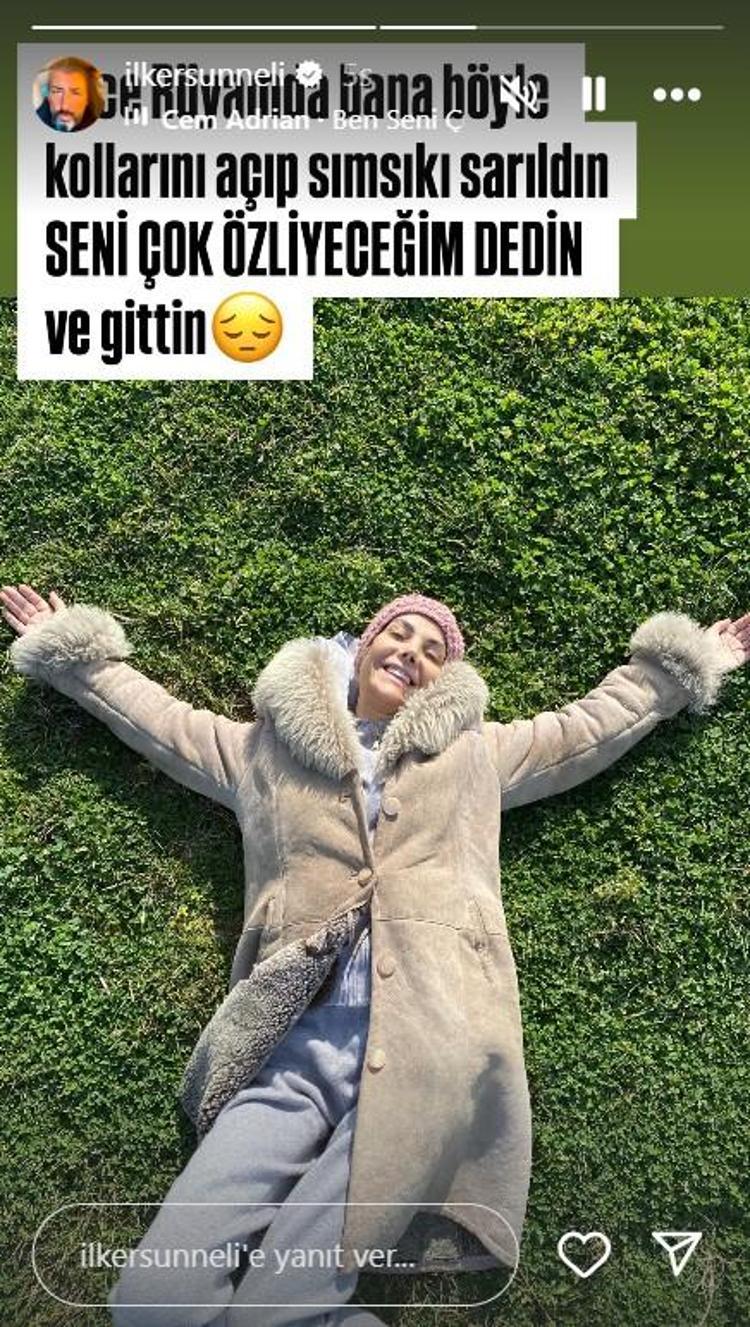 Rüyasında gördü Tanyelinin eşi İlker Sünneliden yürek sızlatan sözler