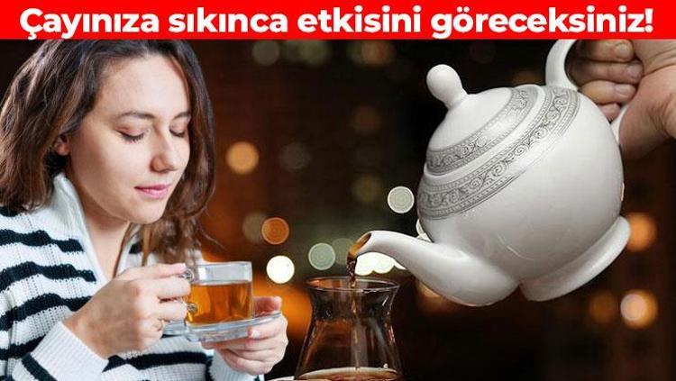 Çayınıza birkaç damla sıkın Demir emilimini artırıyor, rengini ve aromasını değiştiriyor