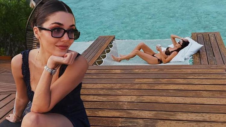 Hande Erçel yaz sezonunu açtı Sürpriz pozla iddialara son noktayı koydu